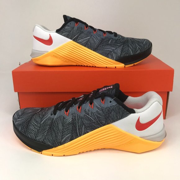Nike | Shoes | Nike Womens Metcon 5 Black Laser Orange  Nike Women\'s Metcon 5 \'Black Laser Orange\' AO2982-081 Gym Lifting Squat Fitness